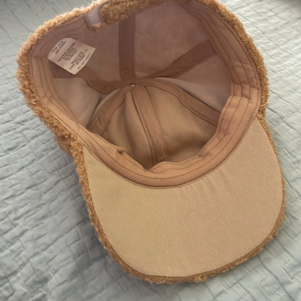 Tan Shearling Hat
